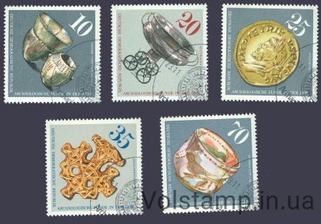 1976 GDR Series of stamps (art, museum) Used №2182-2186