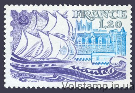 1979 Франція Марка (Корабель) MNH №2150