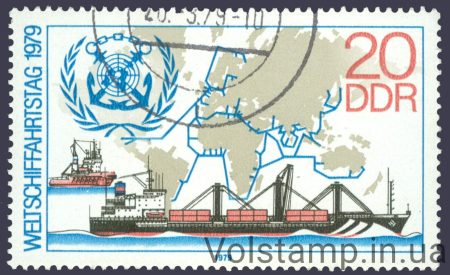 1979 ГДР Марка (Корабли) Гашеная №2405