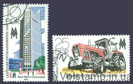 1980 ГДР Серия марок (Транспорт, трактор) Гашеные №2498-2499