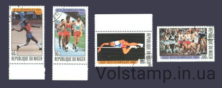 1980 Niger Series of stamps (Summer Olympic Games, Moscow) Used №695-698