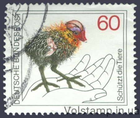1981 Германия ФРГ Марка (Птица) Гашеная №1102