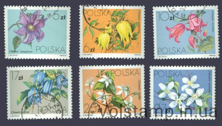 1984 Польша Серия марок (Вьющиеся растения) Гашеные №2906-2911