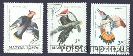 1985 Угорщина Не повна серія (Птахи) Гашені №3760-3765