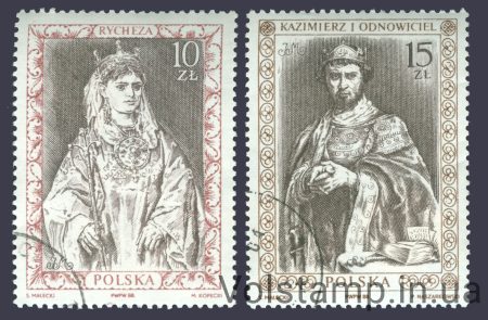1988 Польща Серія марок (Живопис) Гашені №3178-3179