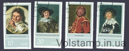 1989 GDR series of stamps (Painting) Used №2543-2546