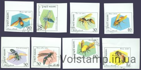1993 Vietnam series of stamps (insects, bees) Used №1204-2011