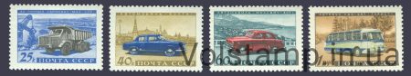 1960 series of stamps Soviet automotive industry - MNH №2395-2398