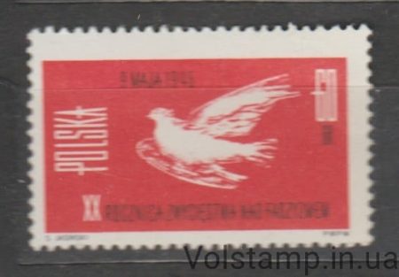 1965 Польща марка (Фауна, птахи) MNH №1582