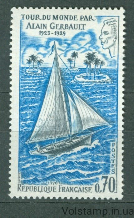 1970 Франция марка (Корабль, парусник) MNH №1694