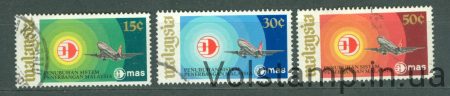 1973 Малайзія серія марок (Авіація, літак) Гашені №109-111