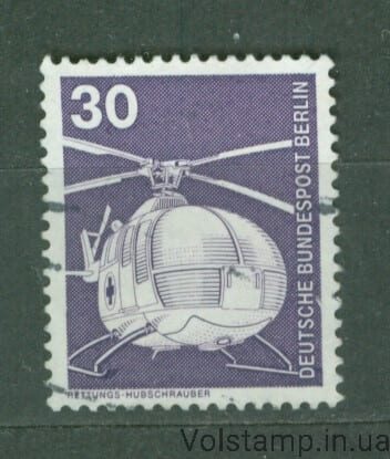 1975 Германия ФРГ марка (Авиация, Вертолет) Гашеная №846