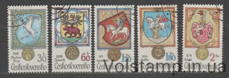 1979 Чехословаччина серія марок (Фауна, коні) Гашені №2507-2511