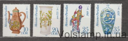 1982 GDR Series of stamps (Meissen Porcelain (II)) MNH №2667-2670