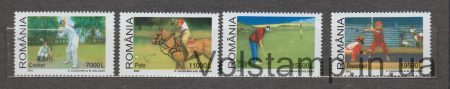 2002 Румыния Серия марок (Футбол и клюшки) MNH №5666-5669