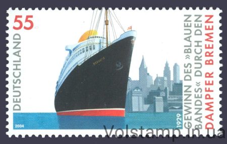 2004 Германия ФРГ Марка (Корабль) MNH №2412