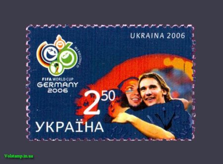 2006 марка Чемпионат по футболу Шевченко Ващук №729