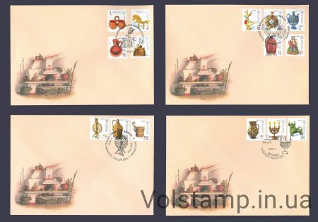 2007 FDC 7th standard for 4 envelopes №790-804