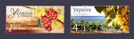 2011 марки Виноградарство Трамінер, Аліготе СЕРІЯ №1151-1152