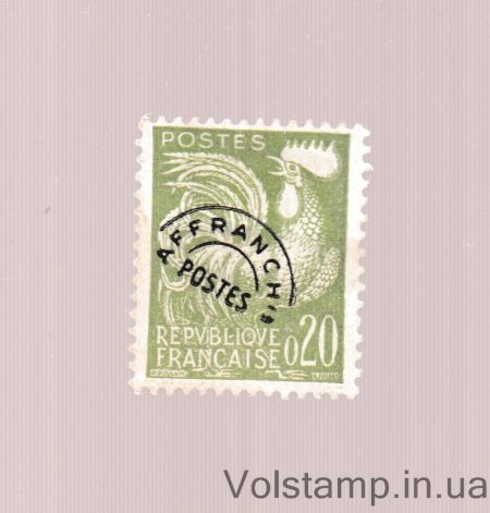 1960 Франция Марка с серии (Галльский Петух (1957-60)) MH №1303