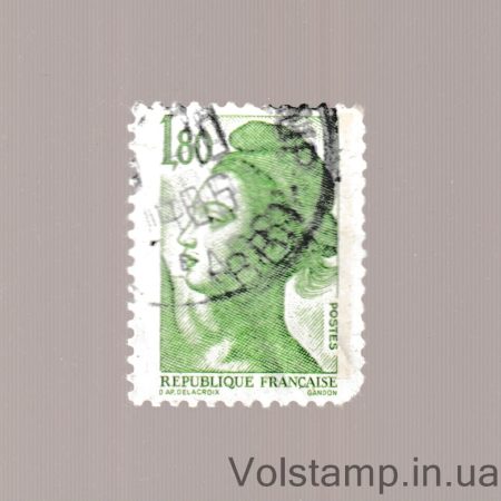 1985 Франція Марка з серії (Ліберте де Гандон) Гашена №2509