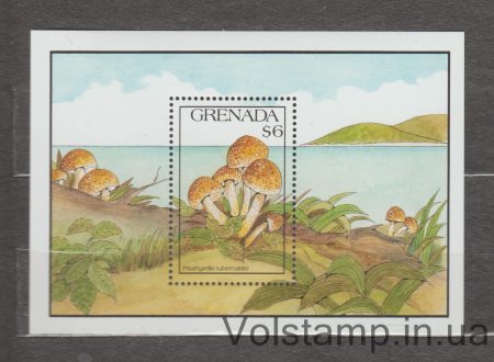 1991 Гренада Блок (Псатирелла бугорчатая) MNH №БЛ283
