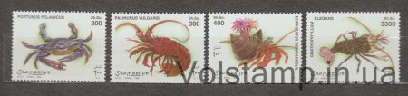 1998 Сомали Серия марок (Ракообразные) MNH №705-708