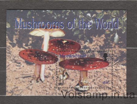 2003 Монтсеррат Блок (Грибы Мир) MNH №БЛ97