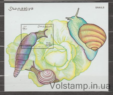 2003 Сомалі Блок (Равлики) MNH №БЛYt:BF105