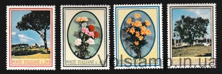 1966 Италия (Флора) MNH №1206-1209