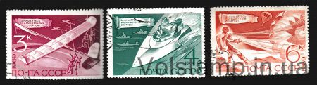1969 series of stamps Technical sports Used №3761-3763
