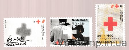 1992 Нидерланды Серия марок (Красный Крест — 1992 г.) MNH №1446-1448
