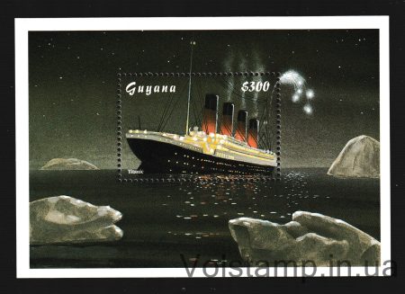 1998 Гайана (Гибель «Титаника») MNH №БЛ563