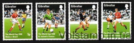 1998 Гібралтар (Чемпіонат світу з футболу FIFA (Франція)) MNH №814-817
