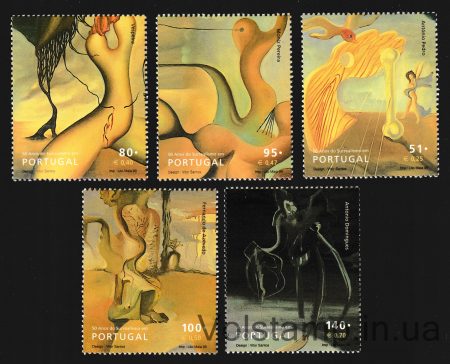 1999 Португалия (Антонио Педру) MNH №2353-2357