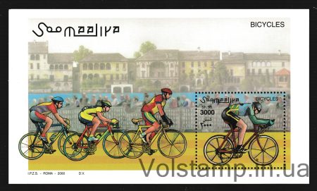 2000 Somalia (Bicycles 2000) MNH №BL68