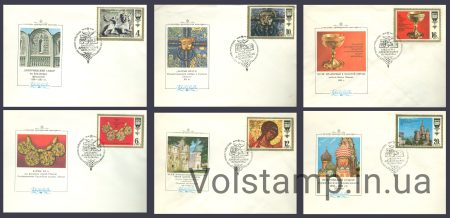 1977 КПД Шедеври давньоруської культури №4706-4711