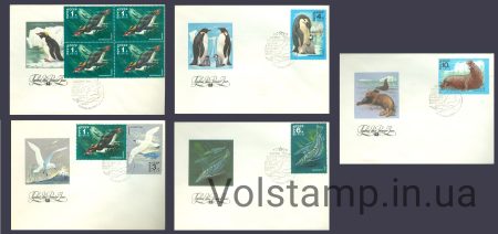 1978 КПД Животный мир Антарктики №4792-4796