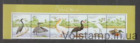 2001 Guinea-Bissau Coupling (Waterfowl) MNH №1995-2000