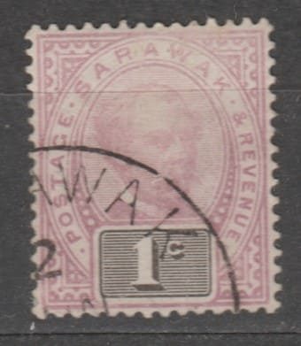 1892 Саравак Марка (Особистість) Гашена №8