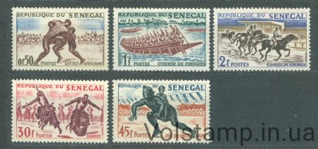 1961 Сенегал Серия марок (Спорт) MNH №245-249