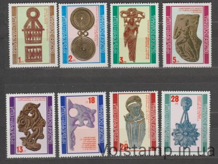 1976 Болгарія Серія марок (Фракійське Мистецтво) MNH №2509-2516