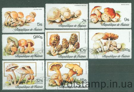 1977 Гвінея Серія марок (Гриби) Гашені №759-766