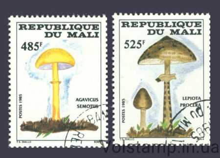 1992 Mali is not a complete series of stamps (Mushrooms) Used №1040-1041