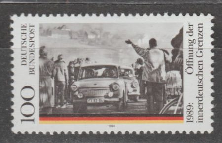 1994 Germany, Federal Republic Stamp (Transport, Opening of borders between East and West Germany, car) MNH №1769