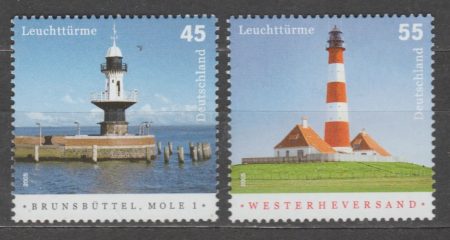 2005 Германия, Федеративная Республика Серия марок (Маяки) MNH №2473-2474