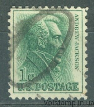 1963 США Марка (Эндрю Джексон, личность) Гашеная №816