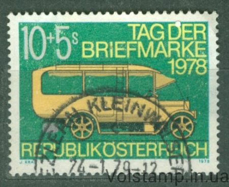 1978 Австрія Марка (Поштовий автомобіль) Гашена №1592
