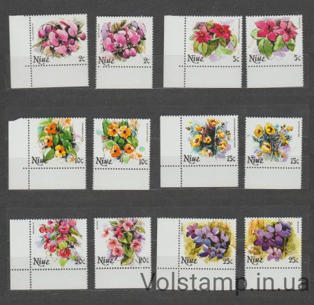 1981 Ниуэ Серия марок (Цветы) MNH №382-393