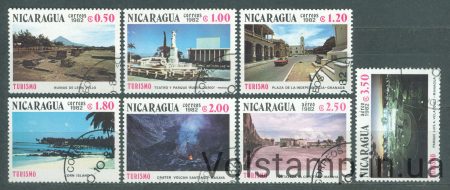1982 Нікарагуа Серія марок (Туризм, пейзажі) Гашені №2307-2313